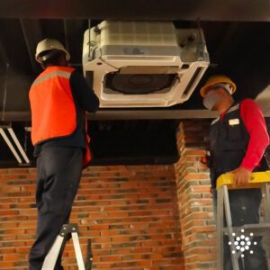 Instalación de climatización empresarial