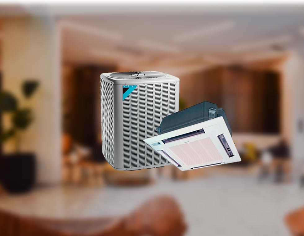 Climatización empresarial, aires acondicionados de alta eficiencia para edificios multinivel