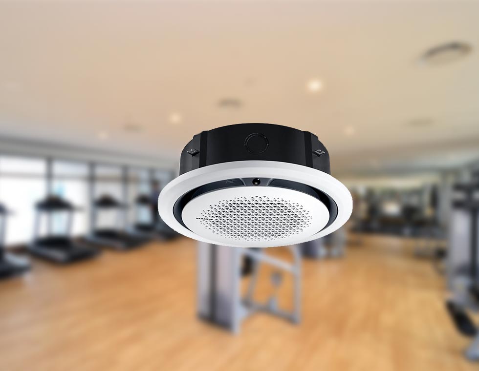 Climatización empresarial, aires acondicionados de alta eficiencia para gimnasios