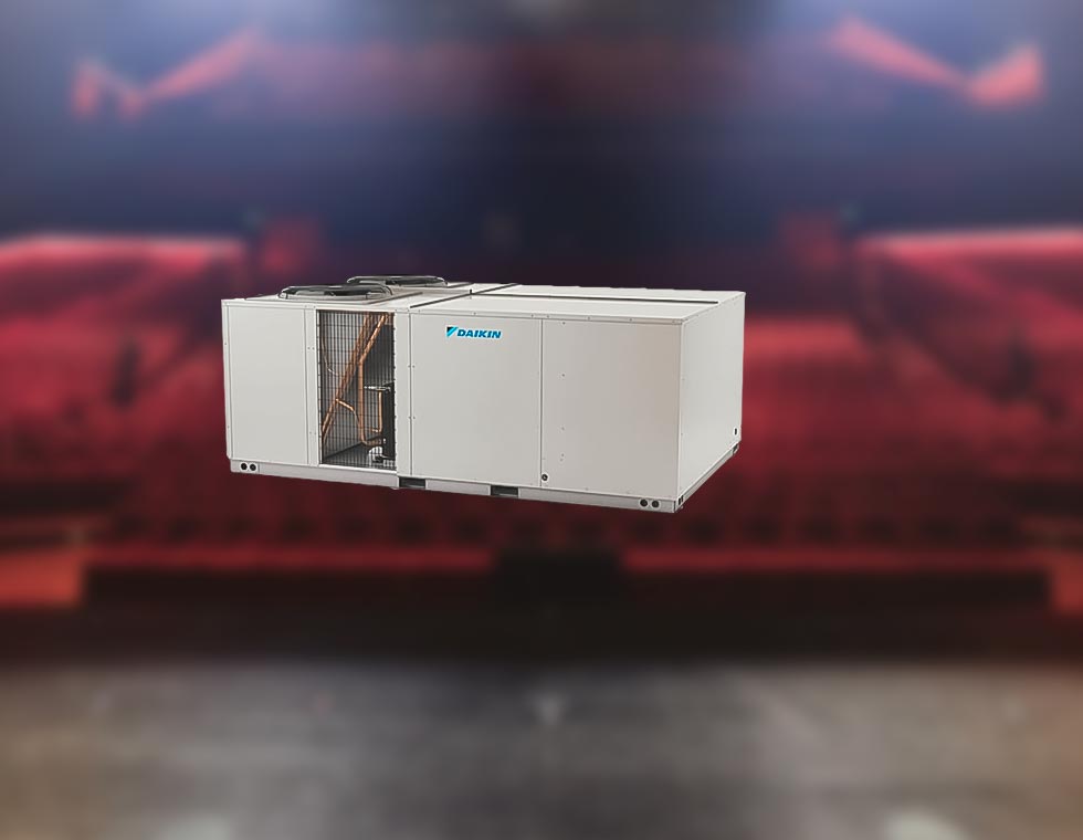 Climatización empresarial, aires acondicionados de alta eficiencia para teatros